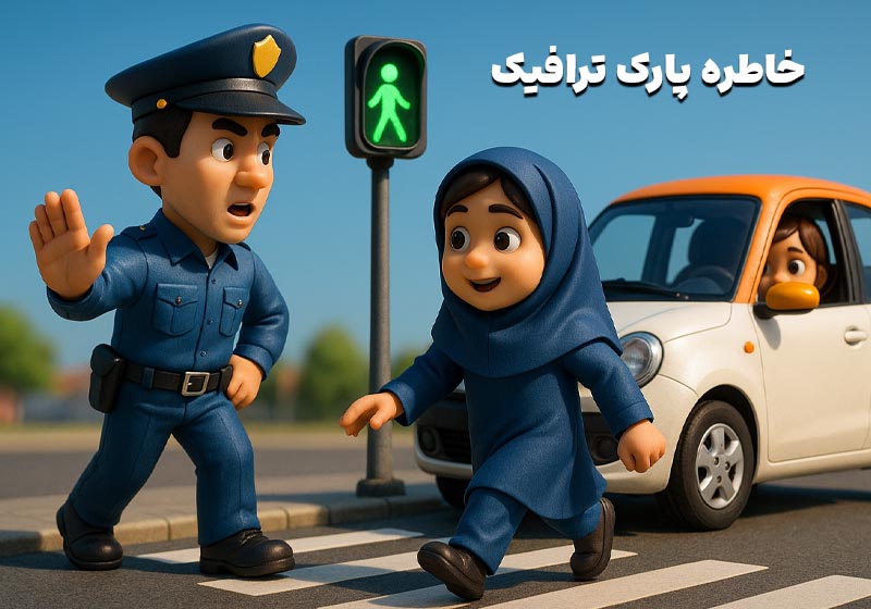 خاطره‌ی پارک ترافیک رویای آبی